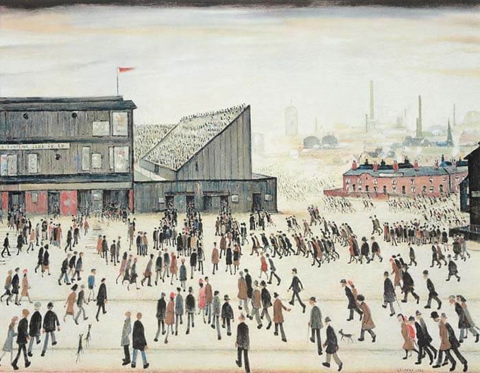 L S Lowry Going to the Match