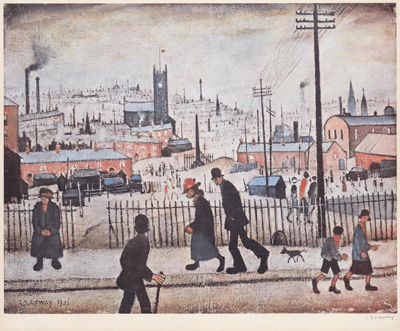 L S Lowry View of a Town