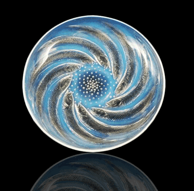 Lalique-Poissons-Bowl Lalique Poissons Bowl
