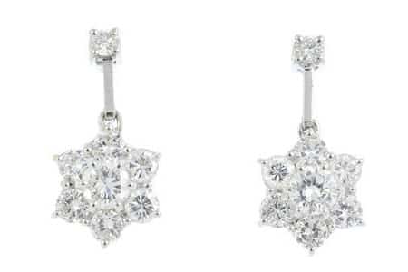 A-pair-of-diamond-floral-cluster-earrings-£1400