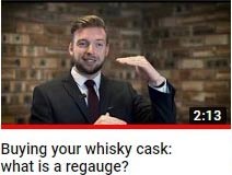 What is a whisky cask regauge -- whisky cask investment video guide