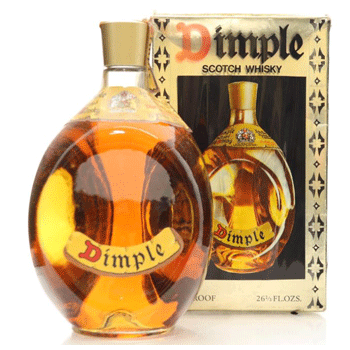 Bottles of Dimple whisky are generally worth less than £50