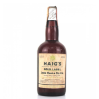 A 1960s bottle of Haig Gold Label, worth less than £50