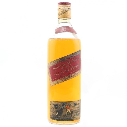 Johnnie walker red 1950s less than £50 A bottle of 1950s Johnnie Walker