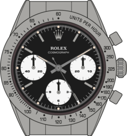 Rolex Cosmograph 6239 edition 1 Daytona Illustration