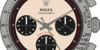 Rolex Cosmograph 6239 Paul Newman dial illustration