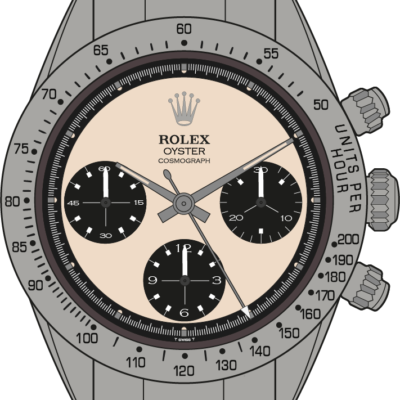 Rolex Cosmograph 6265 Daytona Illustration