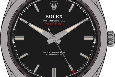 Rolex Milgauss 1019 illustrtaion