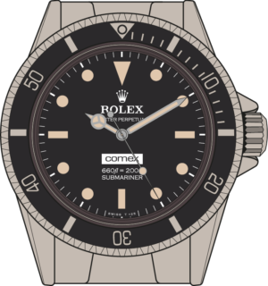 Sea-Dweller 5513 illustration