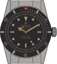 Rolex Submariner 5510 replaced the 6200 in the late 50s