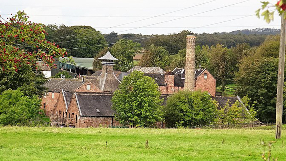 The exterior of Annandale distillery