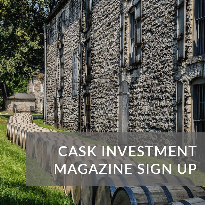 A button that will take you to the sign up page for our whisky cask investment guide