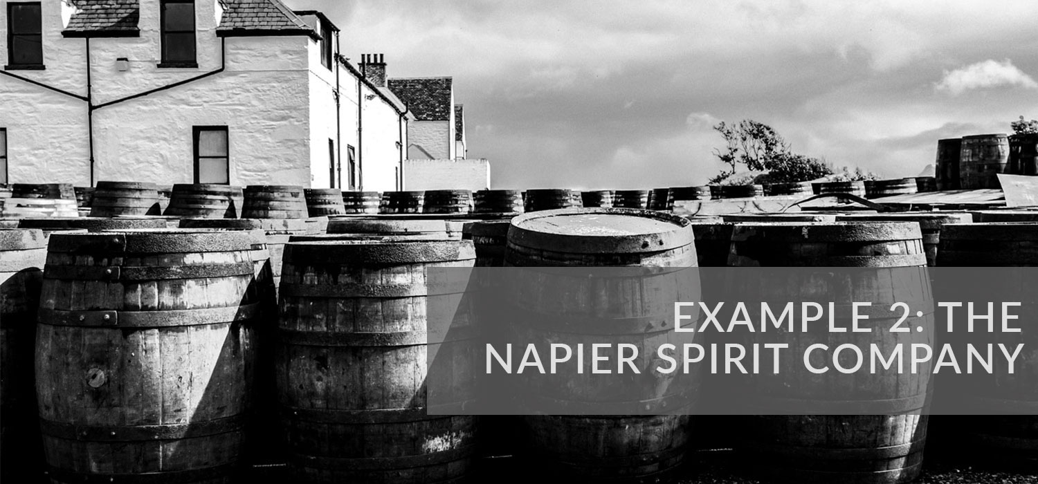 napier-spirit-company Example 2: The Napier Spirit Company