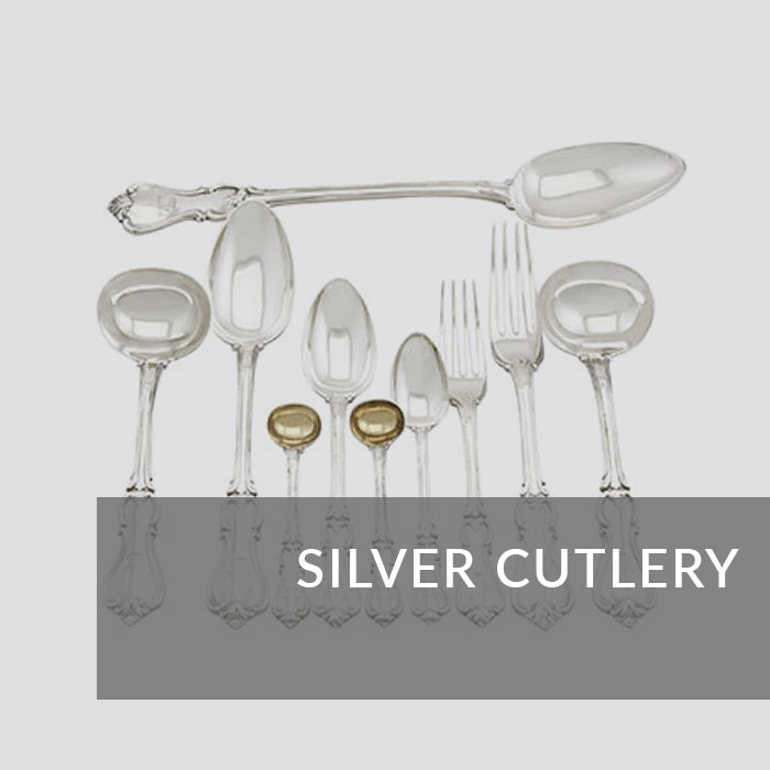 Button to navigate to the Silver Cutlery page