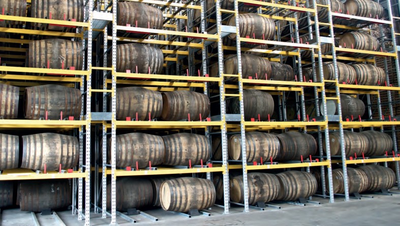 Racked Whisky Warehouse Racked Whisky Warehouse