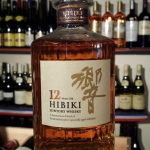 A bottle of Hibiki 12 year old