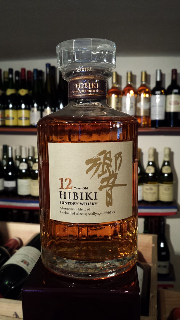 A bottle of Hibiki 12 year old