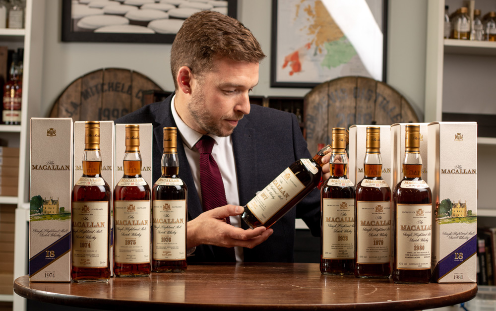 Macallan Vertical (15) We recently sold a vertical of Macallan 18 year old's for a client for over £40,000.