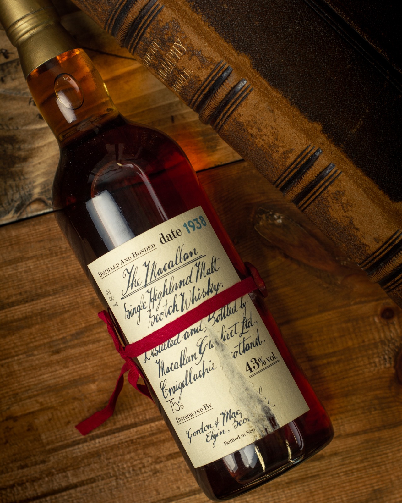 Macallan 1938 handwritten 1