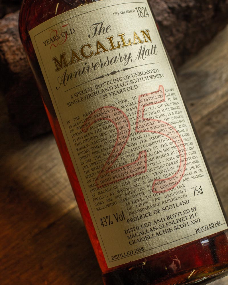 Macallan Whisky 25 Year Old Sell Online or at Auction