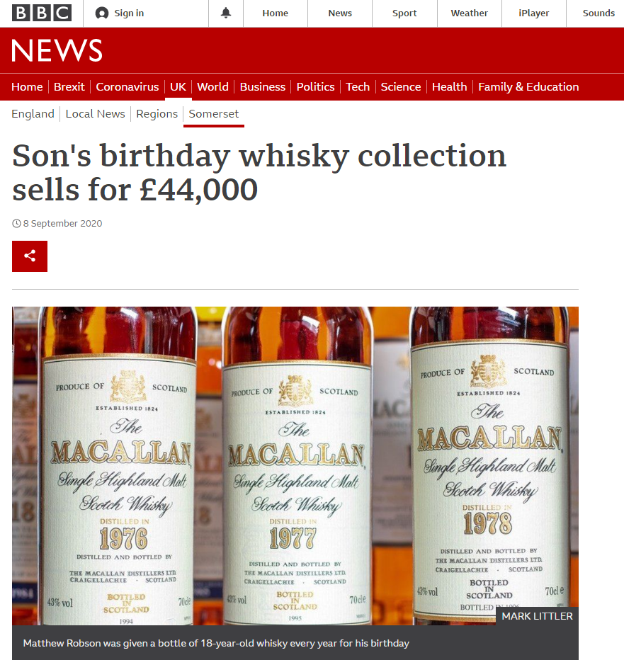 Mark Litler Whisky Broker BBC