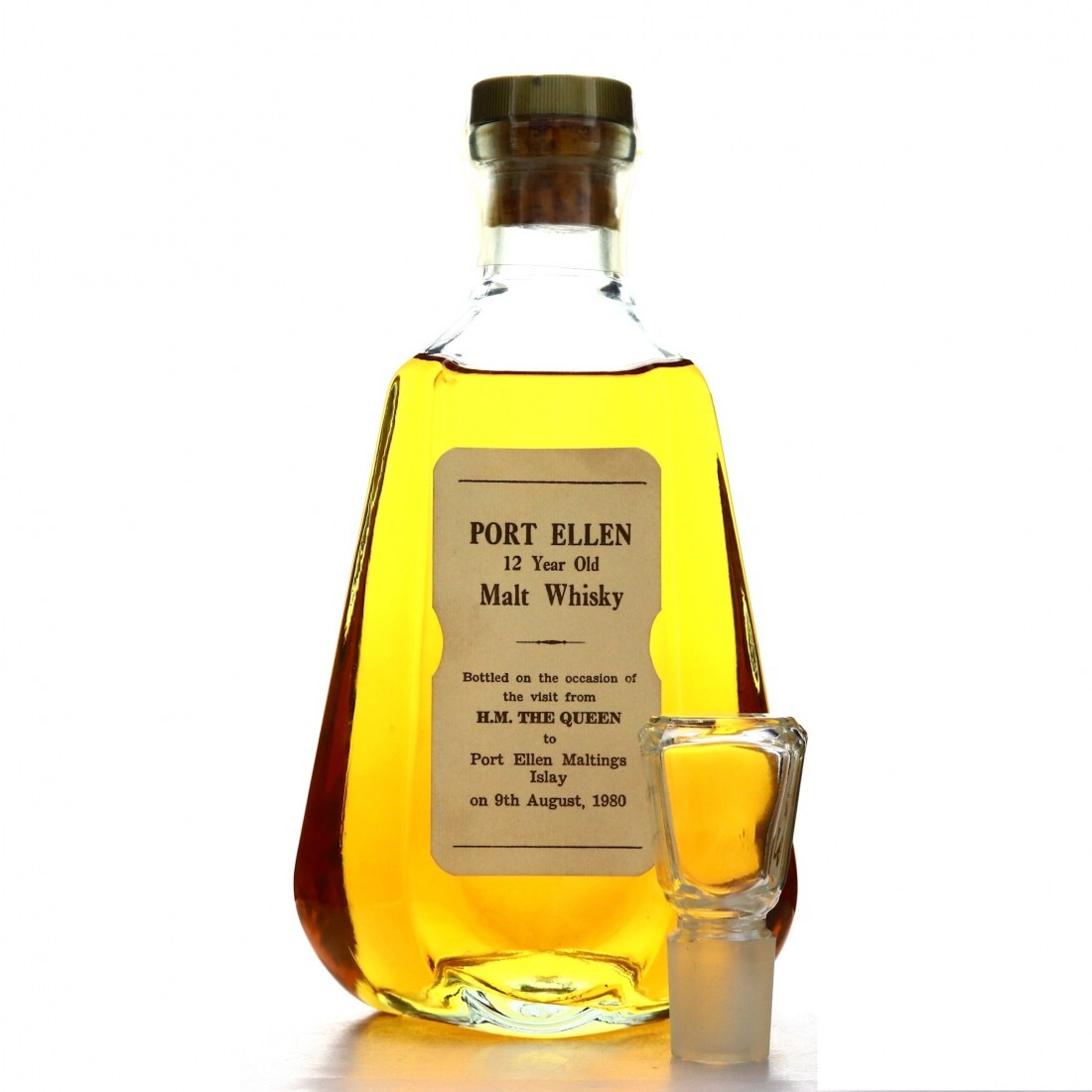 Port-Ellen-Queen_s-Visit-Sold.jpg Image via Whisky Auctioneer.