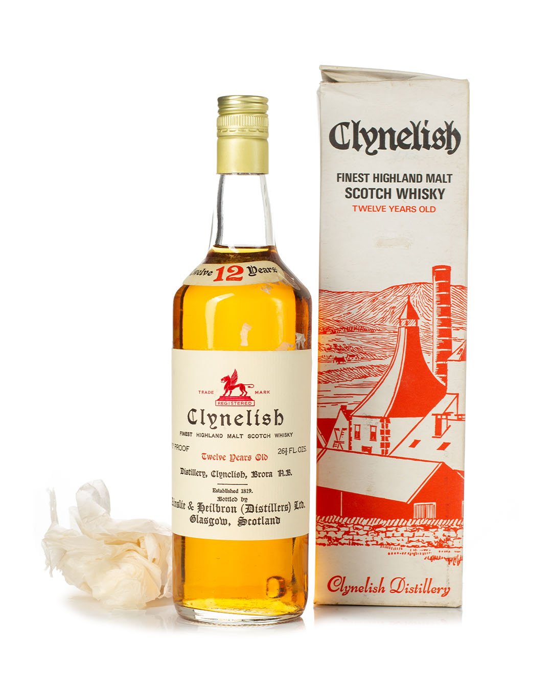 Clynelish-12 year old A bottle of Clynelish 12 Year Old from the 1970s
