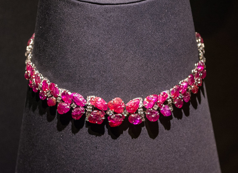 A ruby necklace by Van Cleef & Arpels