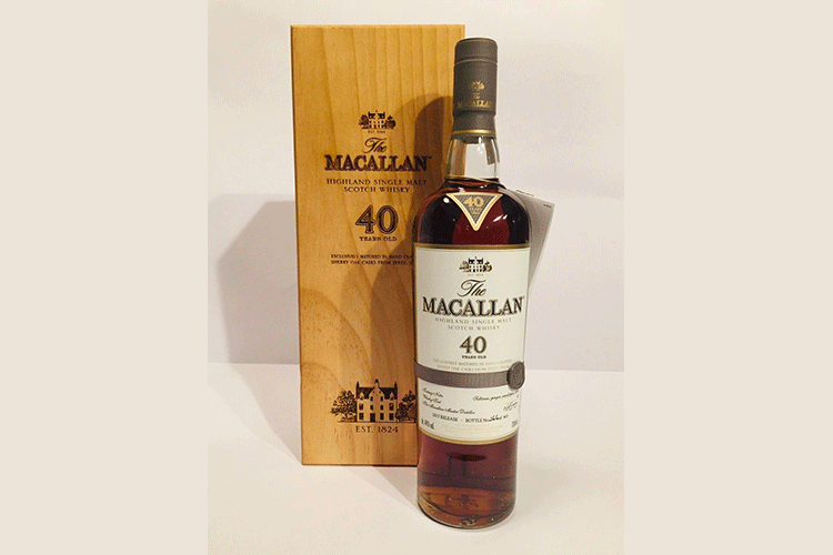 Guide to selling whisky Macallan 2017 40 Year Old - £15,500