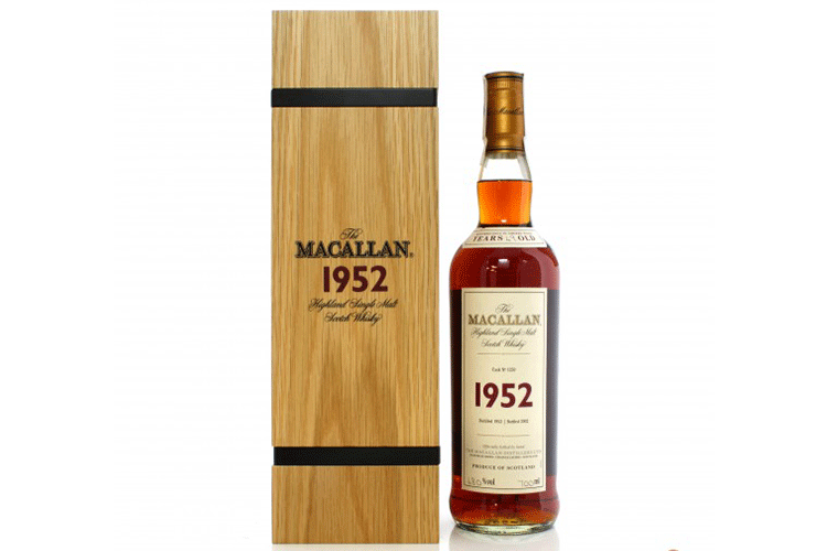 Selling rare whisky Macallan 1952 49 Year Old - £21,000