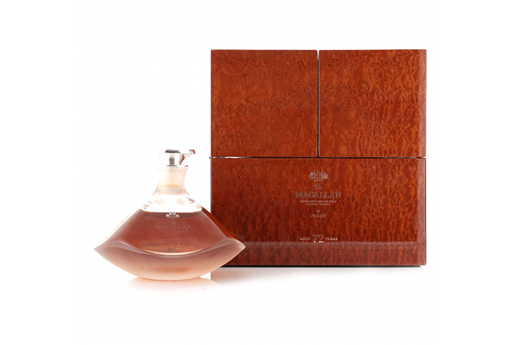 Selling whisky Macallan Genesis 72 Year Old Lalique Decanter - £90,750