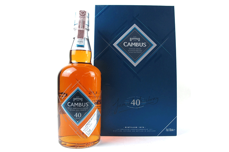 Malt-vs-Grain-Cambus-1975 This Cambus 1975 40 YO sold for £725 at Whisky Auctioneer in 2017.