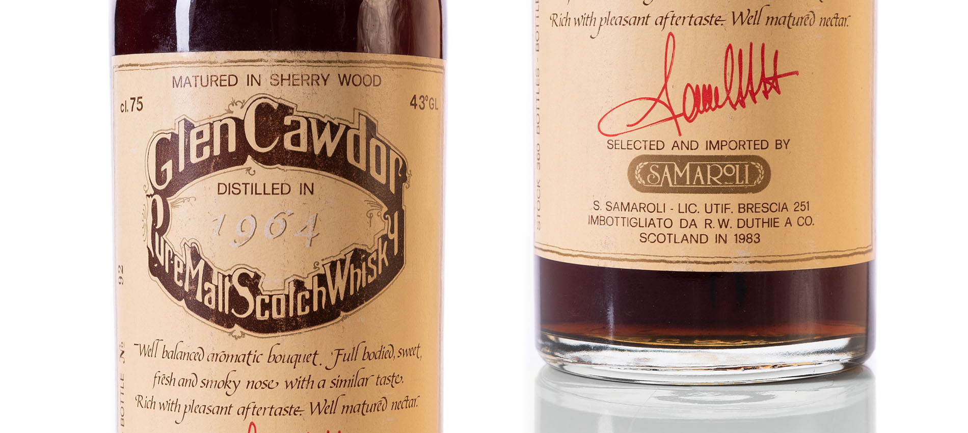 Glen Cawdor label Samaroli