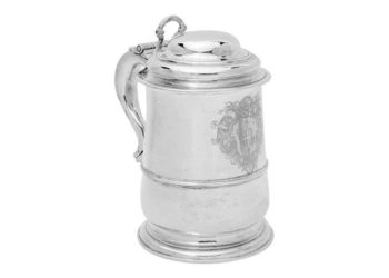 Domed-top-tankard Silver tankard