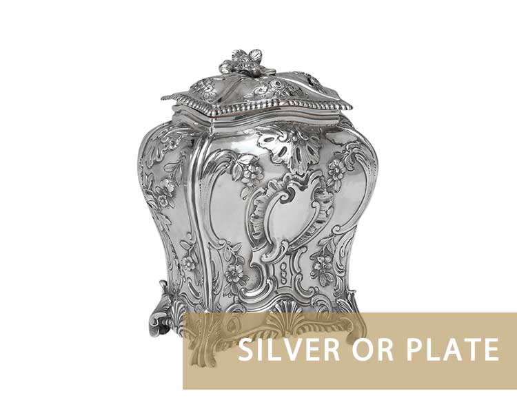 How much is my silver tea caddy worth