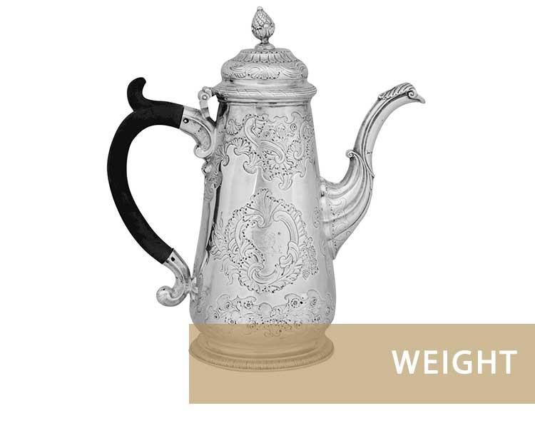 Sell silver coffee pot