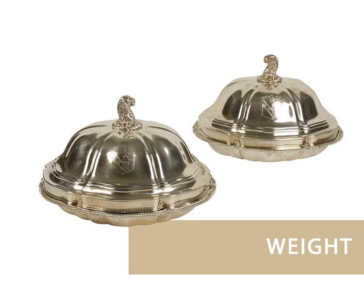 sell silver entree dishes