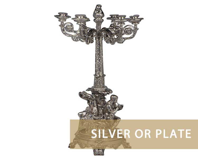 Silver candelabra valuation