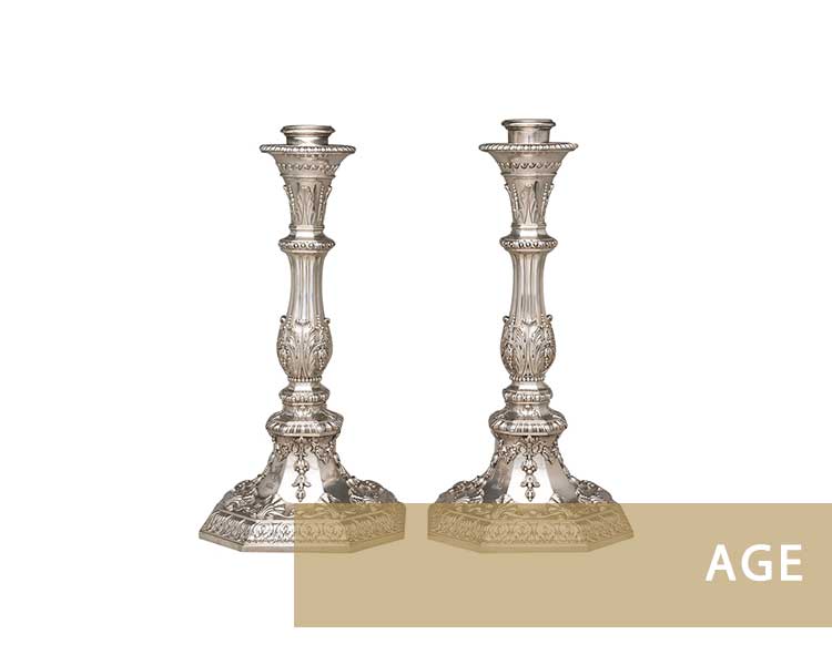 Silver candlestick worth