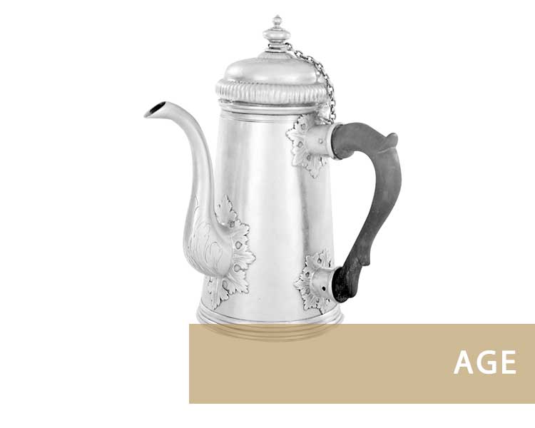 Silver coffee pot value