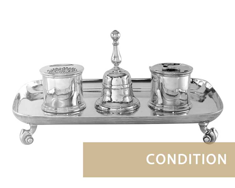 Silver inkstand value