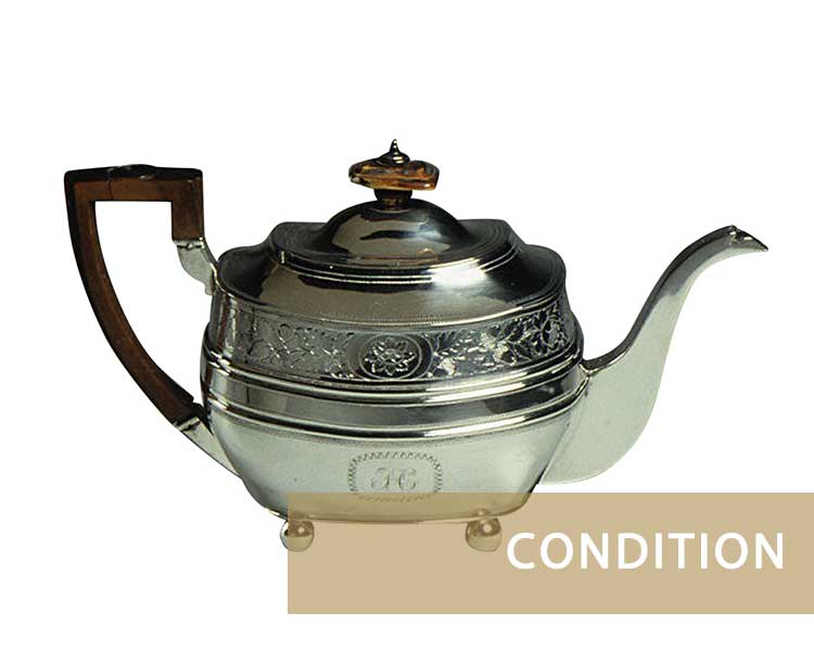 Silver teapot value