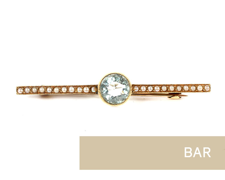 Bar brooch Bar brooch