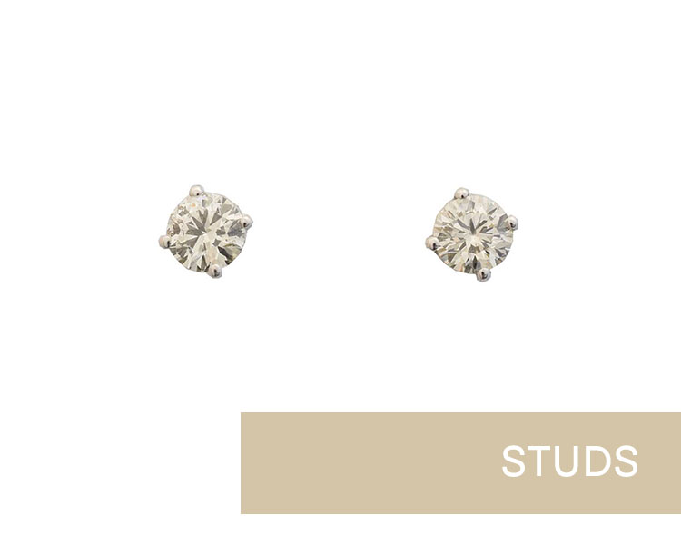 Diamond stud earrings sell