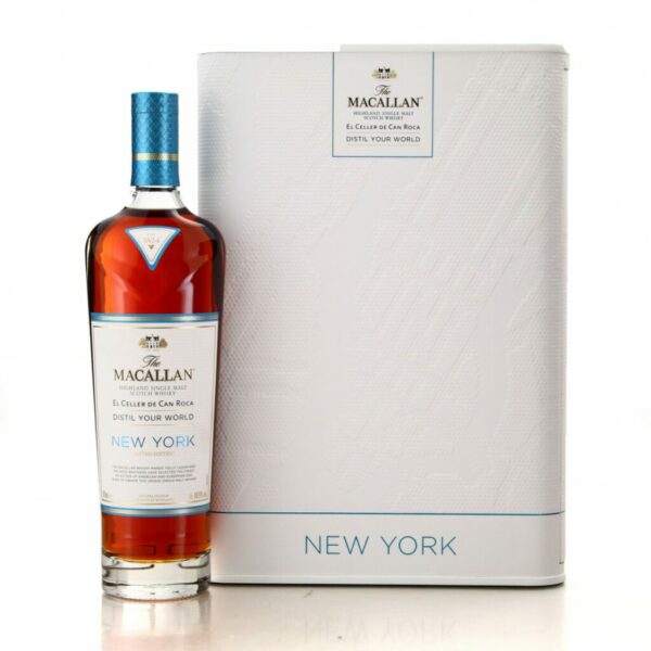Distil your world New York The Macallan released the second bottling in their travel exclusive Distil Your World series in 2022. The £2,500 RRP New York bottle peaked at just over £20,000 at auction in May.