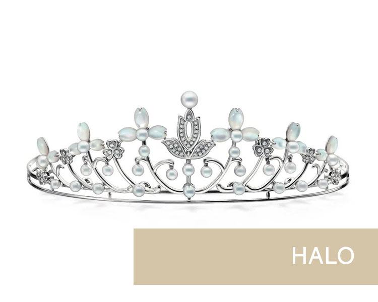 Halo tiara sale