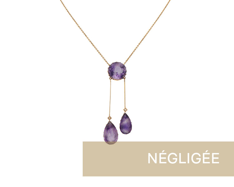 Negligee necklace sale