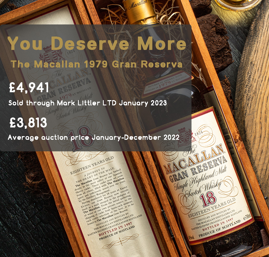 Rather than just accepting the auction price for your bottles, why not sell your bottles on the Mark Littler LTD marketplace and earn yourself more than you ever could at auction.  All of which is risk-free, fully insured and with a proven track record.