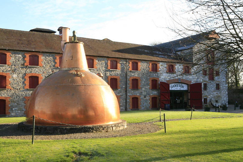 The famous pot still at the Jameson Experience.