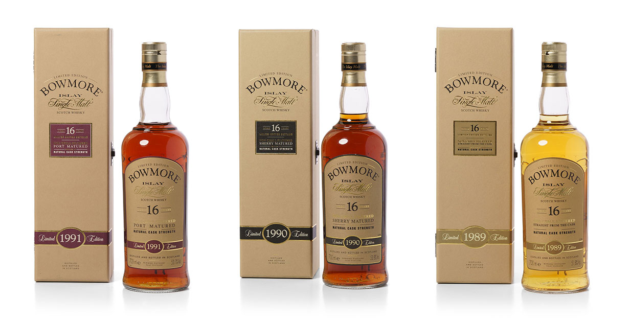 Bowmore-Cask-Strength-Whiskies